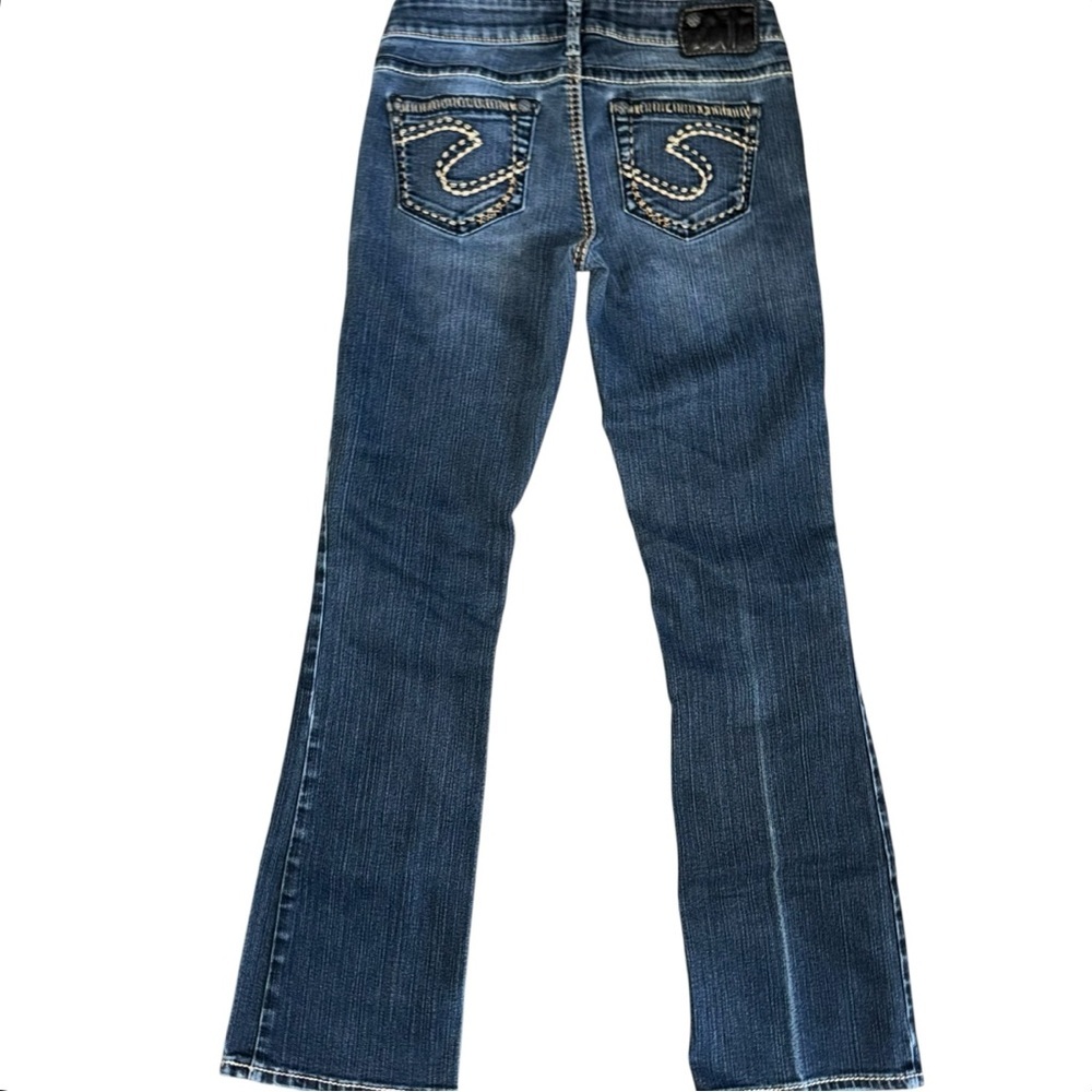Silver Jeans Aiko Women’s 26/31 Bootcut Dark Wash Stretch Denim Y2K